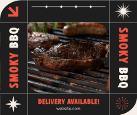 BBQ Delivery Available Facebook Post