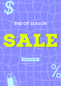 End of Season Sale Poster