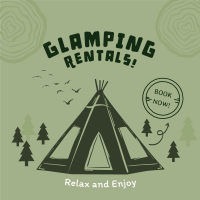 Weekend Glamping Rentals Instagram Post