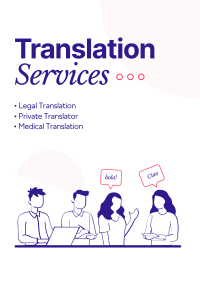 Translator Services Poster