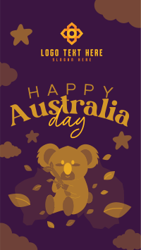 Koala Australia Day Instagram Reel Image Preview