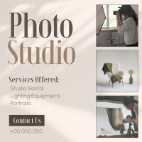 Elegant Photography Studio Linkedin Post Design