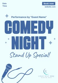 Stand Up Comedy Special Flyer