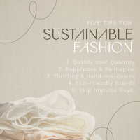 Chic Sustainable Fashion Tips Linkedin Post