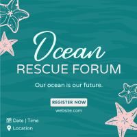 Ocean & Starfishes Linkedin Post