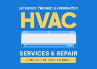 HVAC Expert Postcard