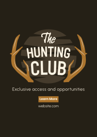 The Hunting Club Poster