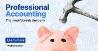 Break Piggy Bank Facebook Ad