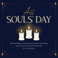 Remembering Beloved Souls Instagram Post Design