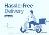 Hassle-Free Delivery  Postcard