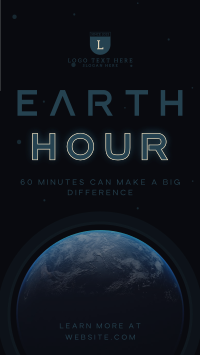 60 Minutes Earth Instagram Reel Image Preview