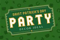 Lucky Irish Pattern Pinterest Cover Image Preview