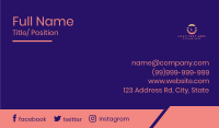 Modern Two Lines Business Card Design