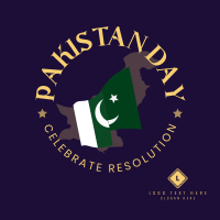 Pakistan Flag Instagram Post Design