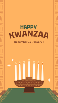 Kwanzaa Candle Facebook Story