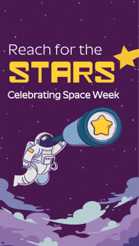 Space Week Fairytale Instagram Reel Image Preview