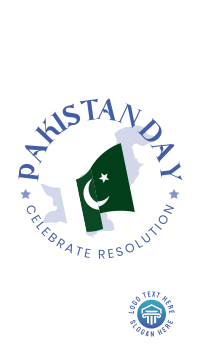 Pakistan Day Facebook Story example 2