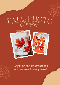 Fall Photo Contest Flyer Design