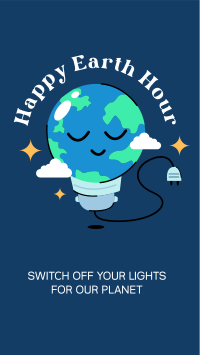 Happy Earth Hour Facebook Story