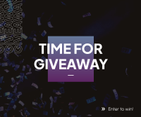 Time For Giveaway Facebook Post Image Preview