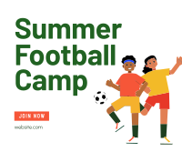 Summer Football Camp Facebook Post