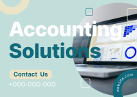 Accounting Solutions Postcard