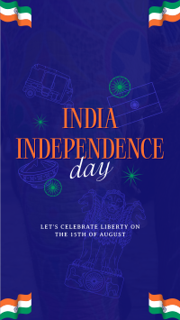 India Independence Symbols Instagram Reel