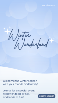 Winter Wonderland Instagram Story