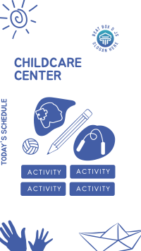 Childcare Center Schedule Instagram Story