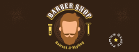 Premium Barber Facebook Cover Image Preview