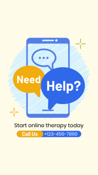 Online Therapy Consultation Instagram Reel Image Preview