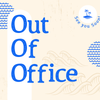 Out Of Office Instagram Post example 2