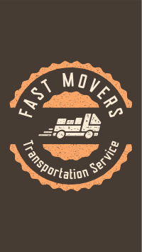 Movers Truck Badge Facebook Story