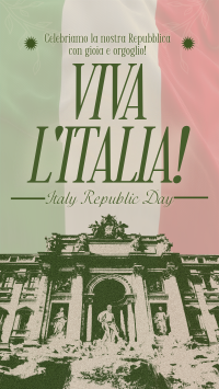 Vintage Italian Republic Day YouTube Short