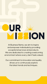 Our Mission Statement Instagram Reel Image Preview