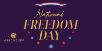 National Freedom Day Twitter Post