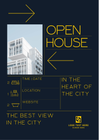 Modern Minimalist Condominium Flyer