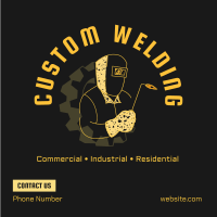 Custom Welding Badge Instagram Post Image Preview