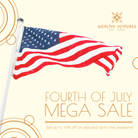 July 4th Mega Sale Instagram Post Image Preview