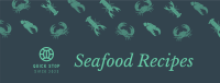 Seafood Recipes Facebook Cover Image Preview