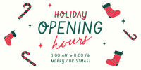 Quirky Holiday Opening Twitter Post