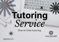 Tutoring Service Postcard