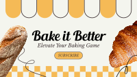 Baking YouTube Banner example 1