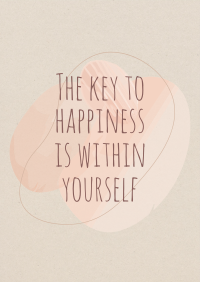 Key to Happiness Flyer