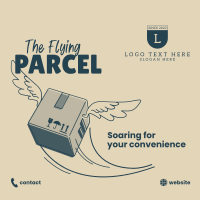 Flying Parcel Instagram Post