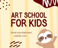 Art School for Kids Facebook Post