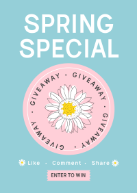 Spring Giveaway Poster