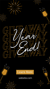 Year End Giveaway Facebook Story