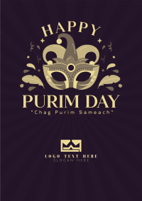 Purim Celebration Event Poster