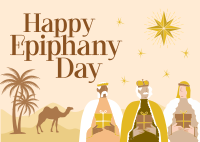 Happy Epiphany Day Postcard